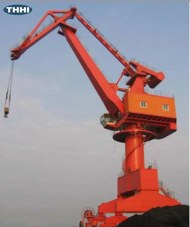 Hydraulic Fixed Type Shipyard Port Cargo Crane
