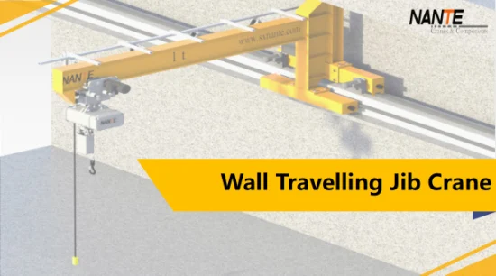 Wall-Traveling Jib Crane with Electric Chain Hoist