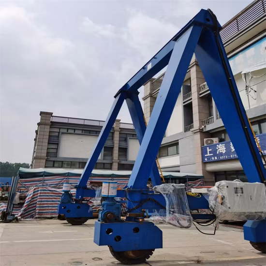 New Heavy Duty Rubber Tyre Mobile Harbour Port Container Gantry Crane Rtg Gantry Crane