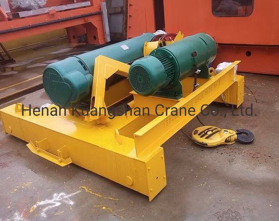 Double Rail Traveling Electric Hoist Winch Trolley