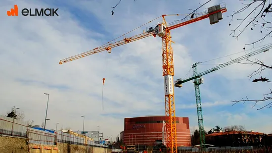 Emk5013-5 Topkit Jib Crane Hammer Head Tower Crane for 5ton