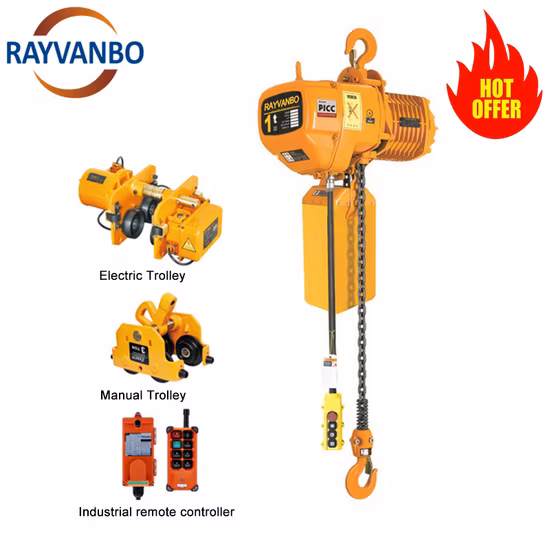 3t Electric Trolley for Electric Chain Hoist