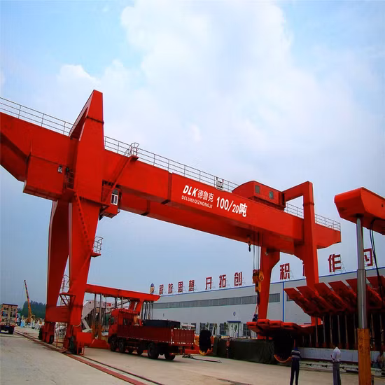 Rail Tracks Running Electric Mobile Gantry Crane Portable Crane Price